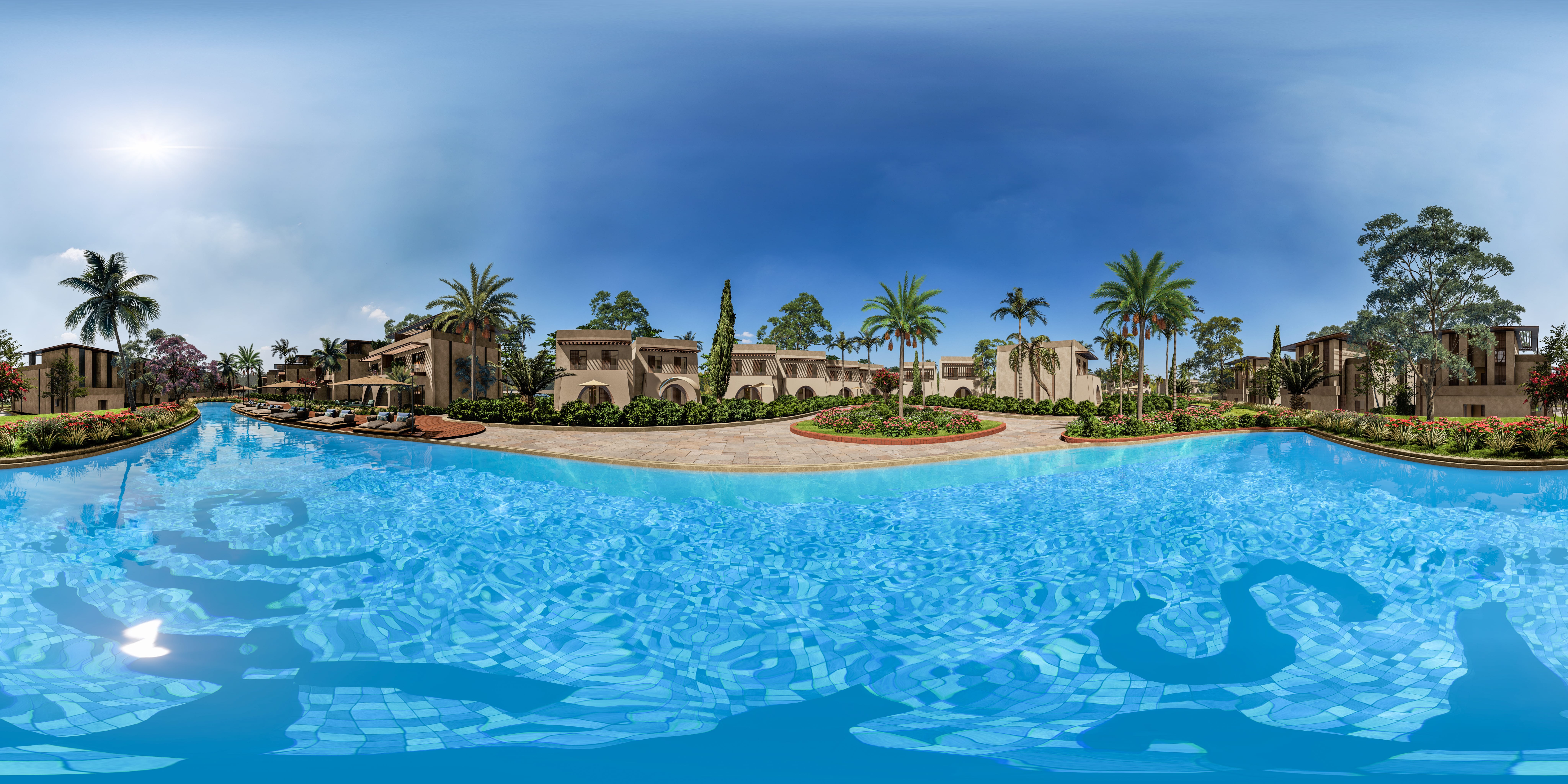 Red Sea cliffs and coastline at Cliffs Hilton Sharm El Sheikh